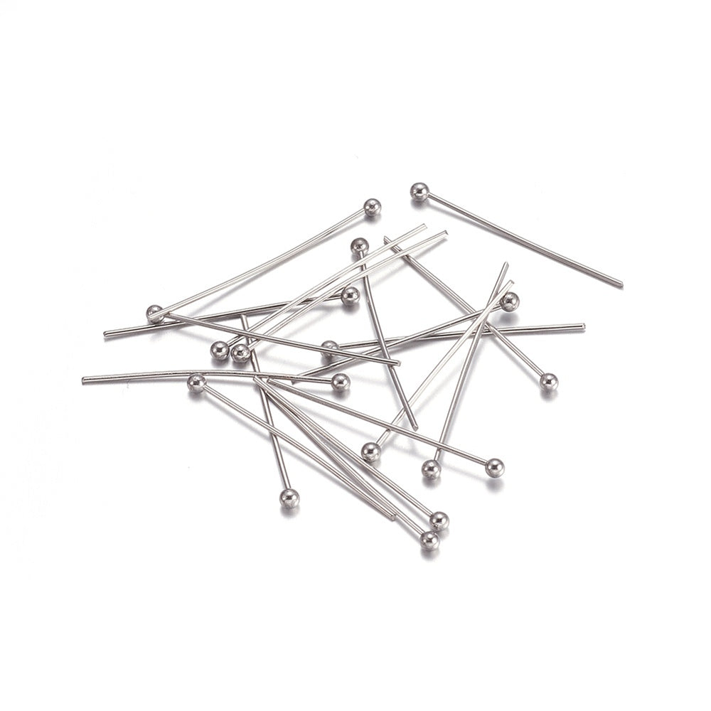 Ball Head Pin 22 Gauge 304SS 25mm 50pc
