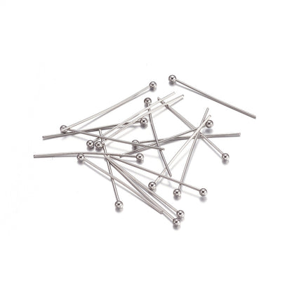 Ball Head Pin 22 Gauge 304SS 25mm 50pc