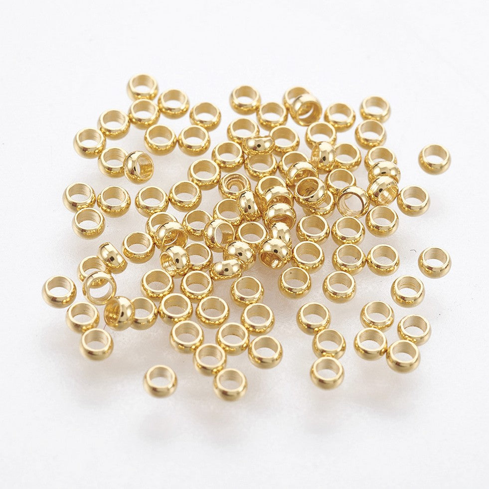 Crimp Bead 316SS 1.9mm Hole 1mm 300pc