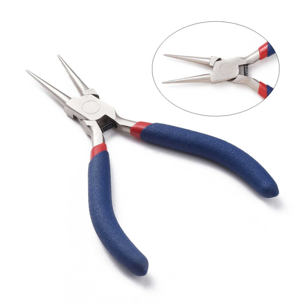 Pliers Round Nose Blue Handle - Alberta Bead Store