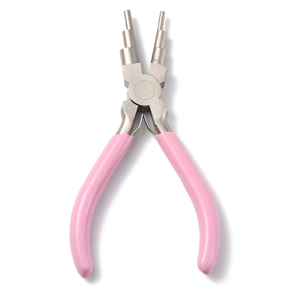 Bail Making Plier 45# Carbon Steel 6-in-1 Pink - Alberta Bead Store