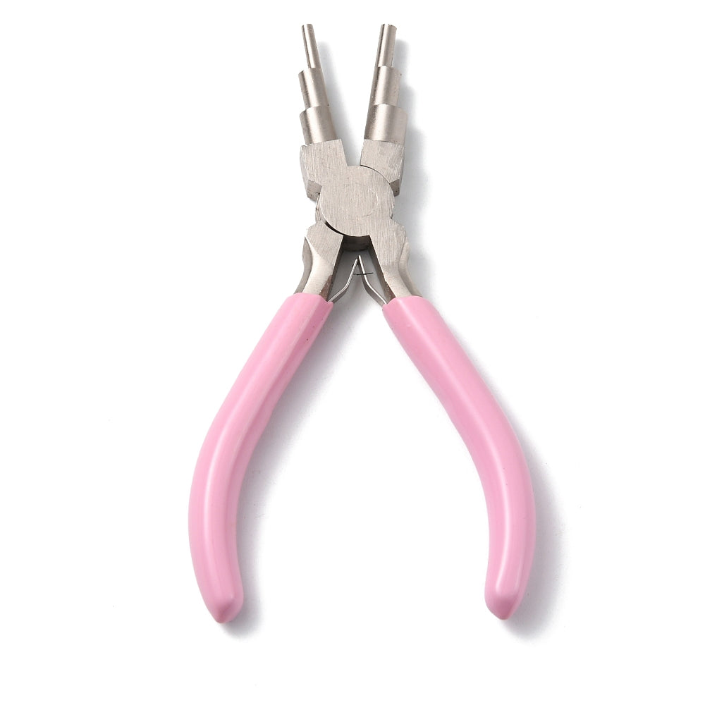 Bail Making Plier 45# Carbon Steel 6-in-1 Pink - Alberta Bead Store