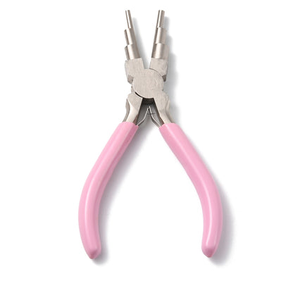 Bail Making Plier 45# Carbon Steel 6-in-1 Pink - Alberta Bead Store