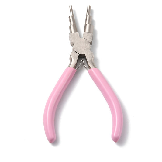 Bail Making Plier 45# Carbon Steel 6-in-1 Pink - Alberta Bead Store
