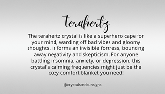 Terahertz Gemstone Bracelet card