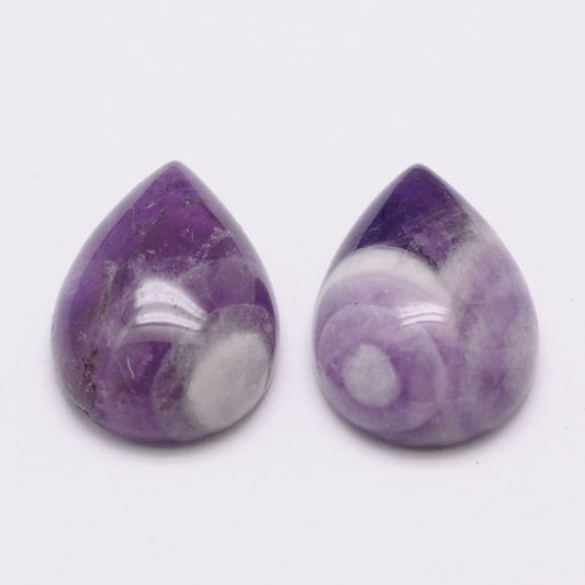 Amethyst Cabochon Teardrop 18x13mm - Alberta Bead Store