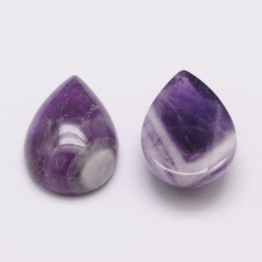 Amethyst Cabochon Teardrop 18x13mm - Alberta Bead Store