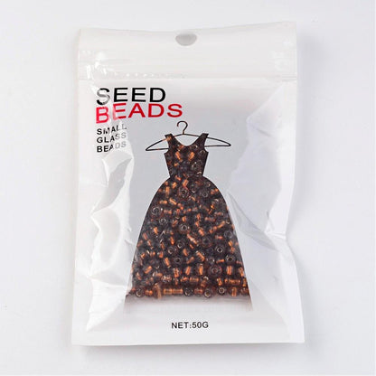 Glass Seed Bead S/L Brown 6/0