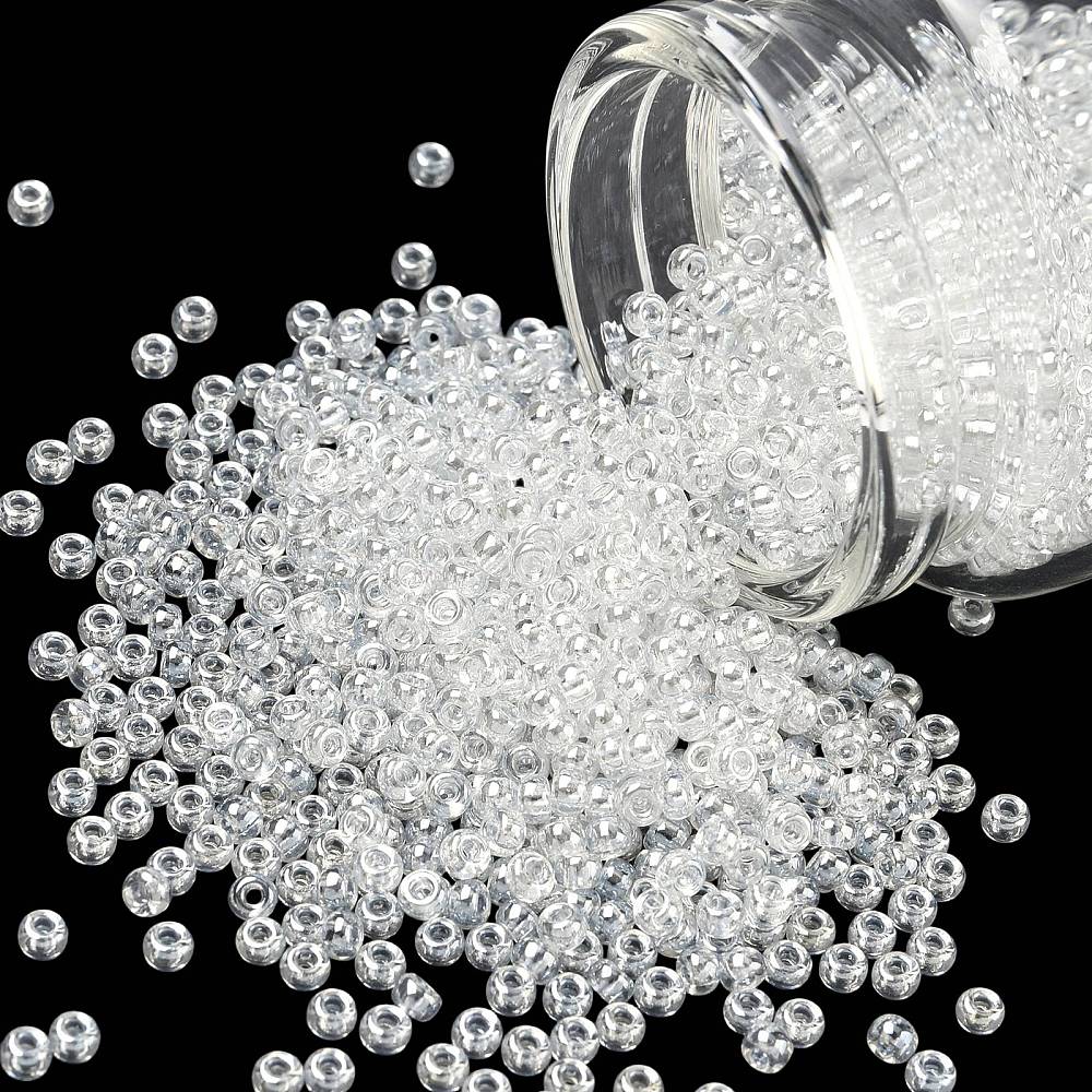 MIYUKI Seed Bead 8/0 Crystal Luster 10g