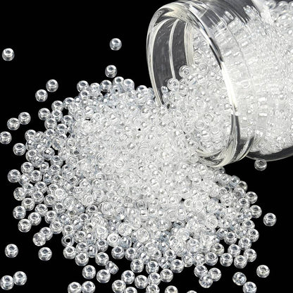 MIYUKI Seed Bead 8/0 Crystal Luster 10g