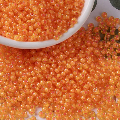 Perles de rocaille MIYUKI 8/0 C/L Orange 10g