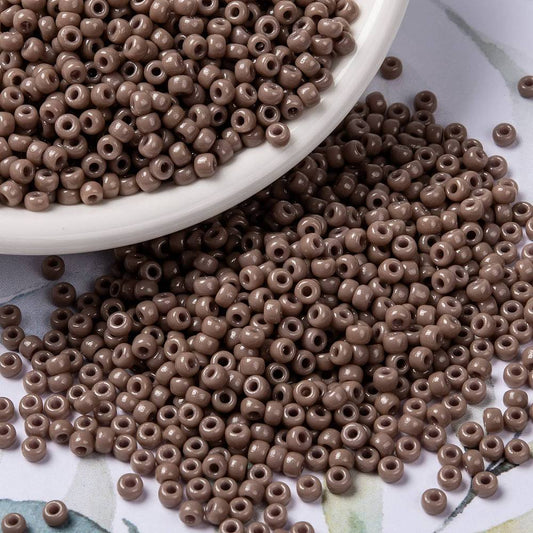 MIYUKI Seed Bead Opaque Beige 8/0 10g