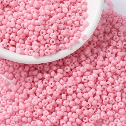 MIYUKI Seed Bead 8/0 Duracoat Opaque Light Carnation 10g