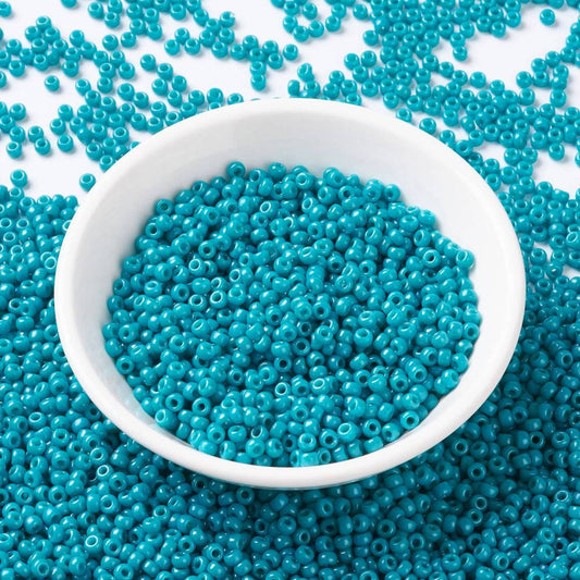 MIYUKI Seed Bead 8/0 Duracoat Opaque Azure 10g