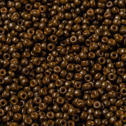 MIYUKI Seed Bead 8/0 Duracoat Opaque Cognac 10g