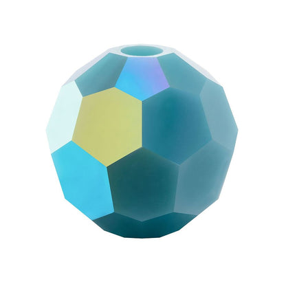 Preciosa® Crystal Beads Round Turquoise AB 4mm 144pk