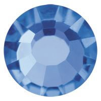 Preciosa® Crystal Hotfix Flatback Stones Round Sapphire SS8 144pc