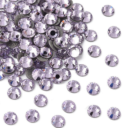 Preciosa® Crystal Hotfix Flatback Stones Round Pale Lilac SS8 144pc