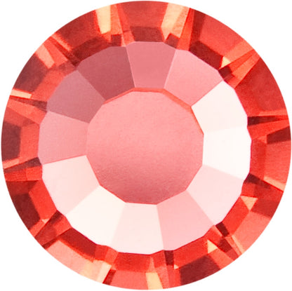 Preciosa® Crystal Hotfix Flatback Stones Round Padparadscha SS8 144pc