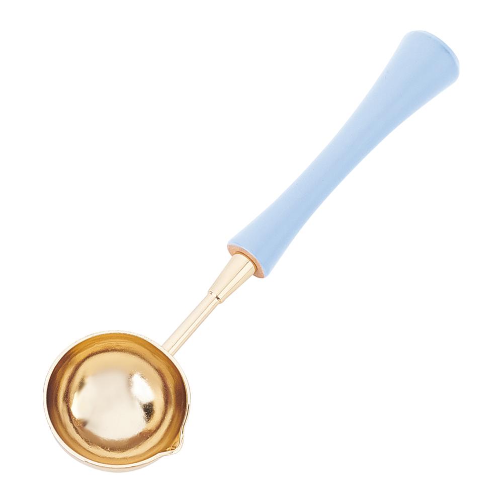 Wax Melting Spoon with wood handle - Premium Wax Sealing from Crystals and Sun Signs Co - Shop now at Crystals and Sun Signs Co