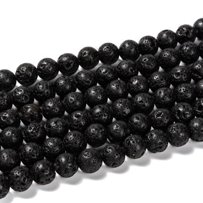 Black Lava Beads | Alberta Bead Store