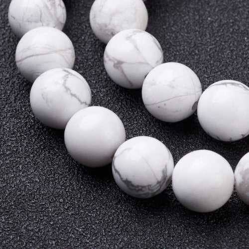 Howlite Gemstone Beads | Alberta Bead Store