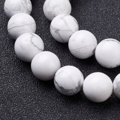 Howlite Gemstone Beads | Alberta Bead Store
