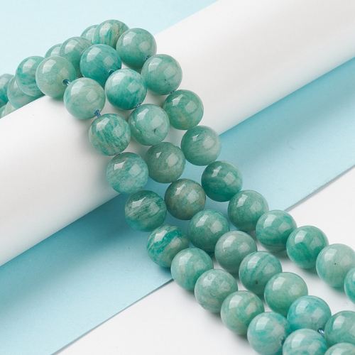 Natural Amazonite Beads - All Sizes - Premium Beads from Crystals and Sun Signs Co - Shop now at Witches Ink LTD