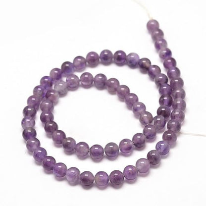 Amethyst Gemstone Beads - All Sizes - Witches Ink LTD - O/A Crystals and Sun Signs