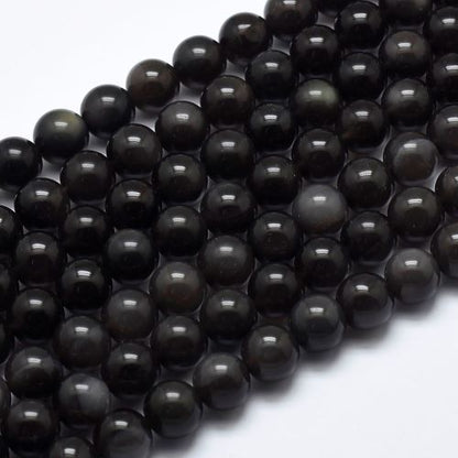 Obsidian Apache Tear Beads | Alberta Bead Store