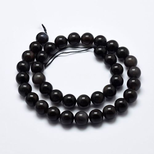 Obsidian Apache Tear Beads | Alberta Bead Store