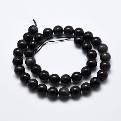 Obsidian Apache Tear Beads | Alberta Bead Store