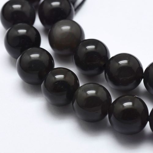 Obsidian Apache Tear Beads | Alberta Bead Store