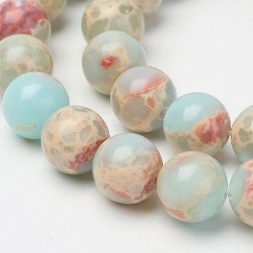 Aqua Terra Jasper Light Gemstone Bead | Alberta Bead Store