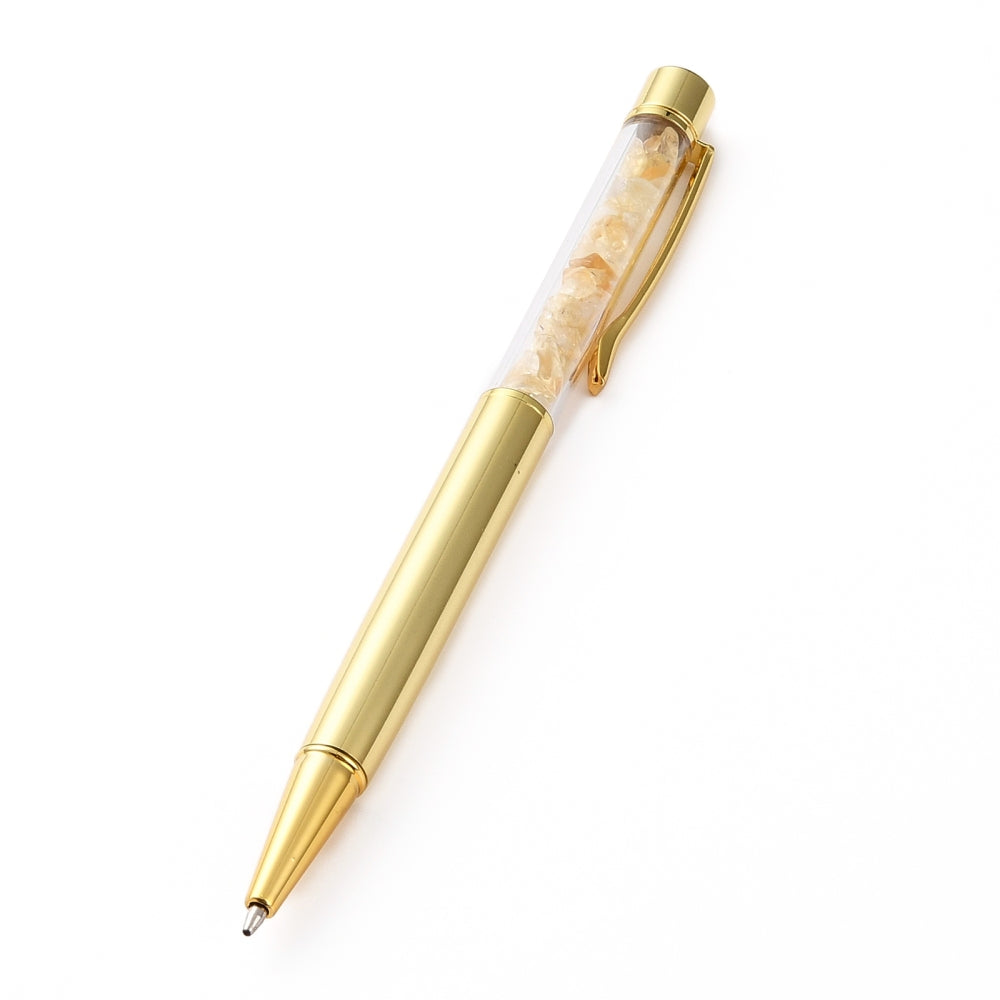 Gemstone Filled Pen - Premium Pen from Crystals and Sun Signs Co - Shop now at Crystals and Sun Signs Co