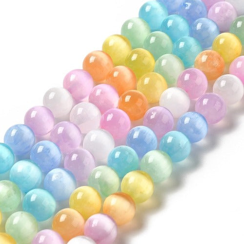 Selenite Rainbow Gemstone Bead | Crystals and Sun Signs Co