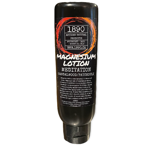 Mediation Magnesium Lotion (Sandalwood + Patchouli) | 1890.ca Natural Bath Co
