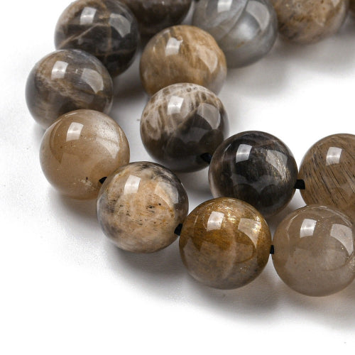 black moonstone gemstone bead | Alberta Bead Store
