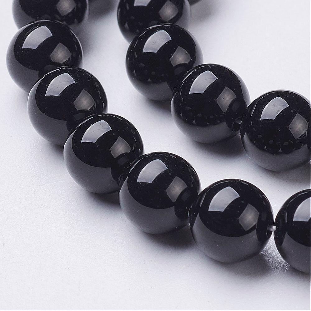 Black Onyx Gemstone Bead | Alberta Bead Store