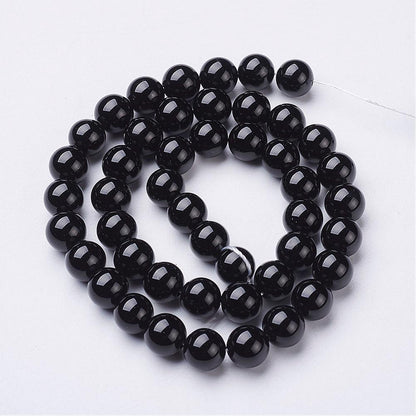 Black Onyx Gemstone Bead | Alberta Bead Store