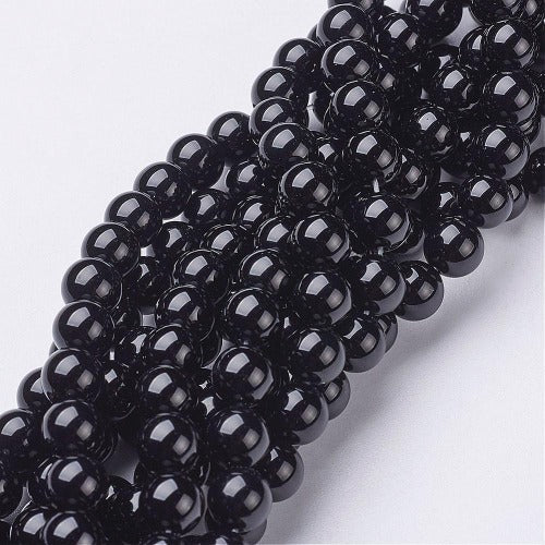 Black Onyx Gemstone Bead | Alberta Bead Store