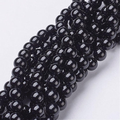 Black Onyx Gemstone Bead | Alberta Bead Store