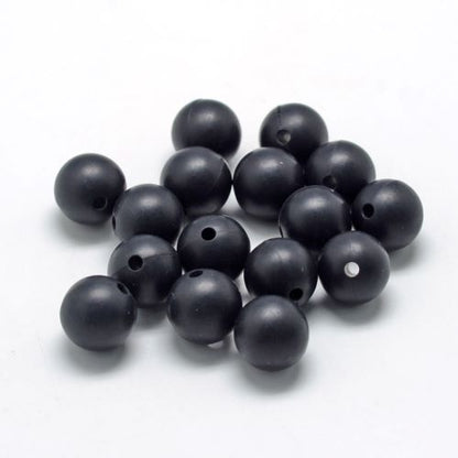 Silicone Bead Round 12MM Collection | Alberta Bead Store