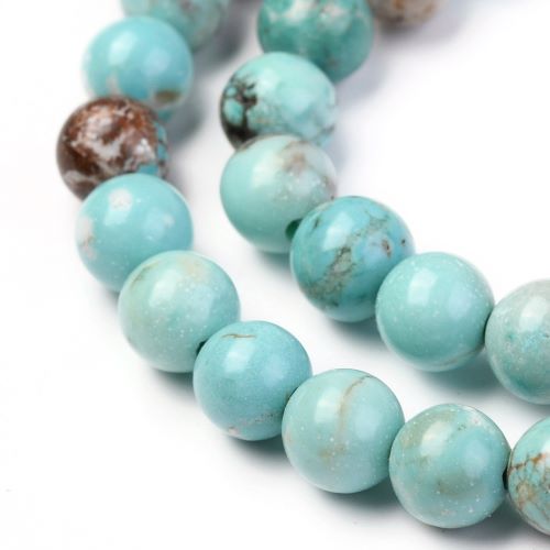 Howlite Green/Brown Gemstone Beads - Dyed & Heated - All Sizes | Crystals and Sun Signs Co