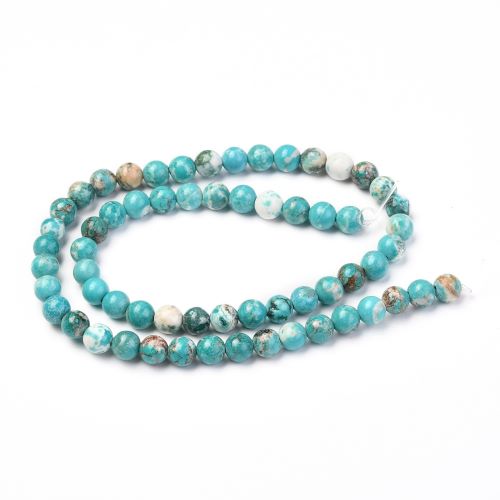 Howlite Green/Brown Gemstone Beads - Dyed & Heated - All Sizes | Crystals and Sun Signs Co