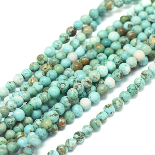 Howlite Green/Brown Gemstone Beads - Dyed & Heated - All Sizes | Crystals and Sun Signs Co