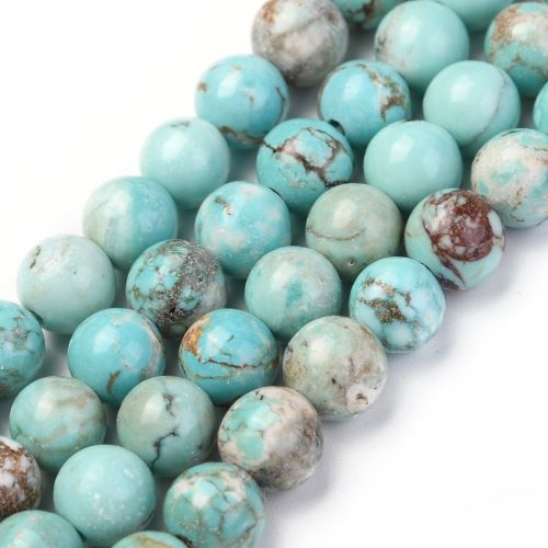 Howlite Green/Brown Gemstone Beads - Dyed & Heated - All Sizes | Crystals and Sun Signs Co