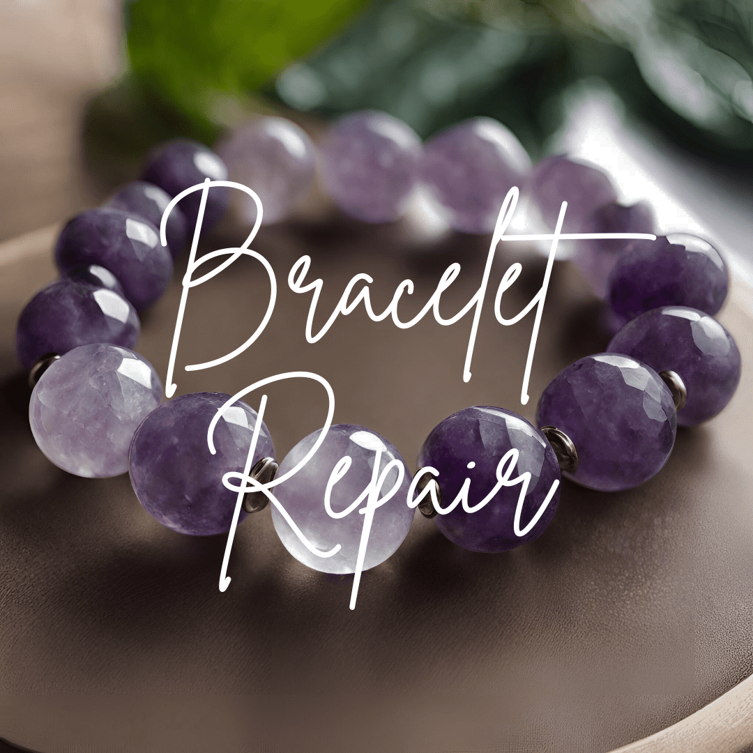 Stretch Bracelet Repair - in store only - Premium Beads from Crystals and Sun Signs Co - Shop now at Witches Ink LTD