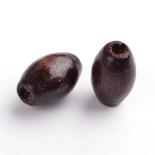 Macrame Dark Wood Beads Barrel 5x8mm 2MM hole | Alberta Bead Store