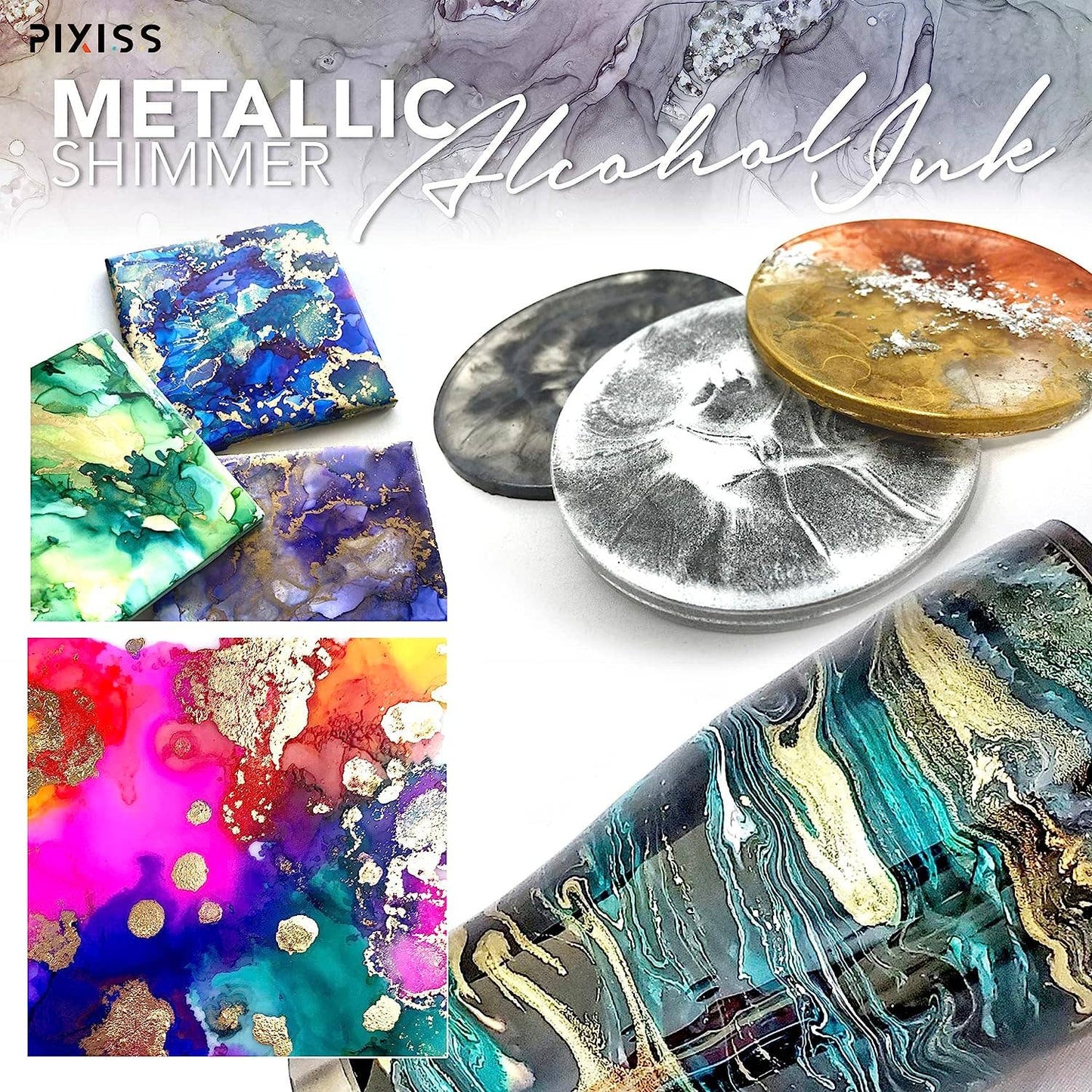 Metallic Alcohol Inks